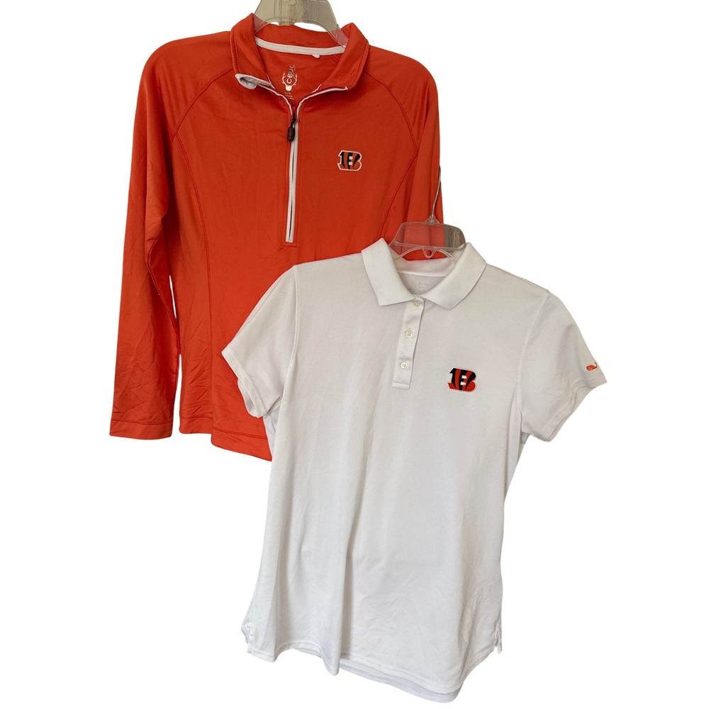 Women's Vineyard Vines Performance Polo & Cutter Buck Performance Bengals Set MD